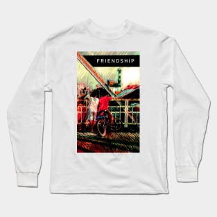 Frienship Panting Colors Long Sleeve T-Shirt